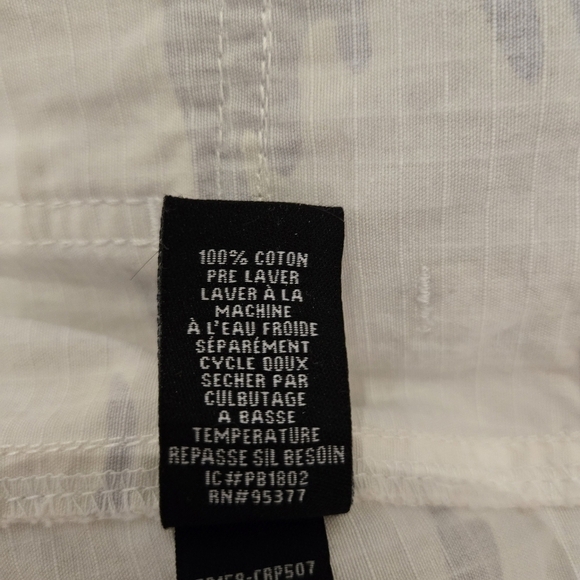 SANCTUARY White and Gray Camouflage Mini Skirt 100% Cotton Size 27 - Picture 7 of 12